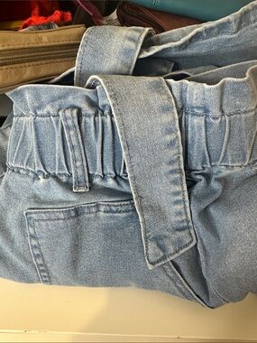 Light Blue Denim Belted Tote Bag - Women Accessories